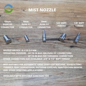 mist nozzles