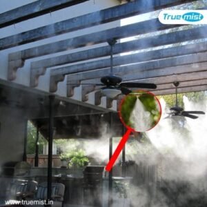 outdoor misting cooling and fogging system