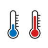 Drops temperature by up to 10°C